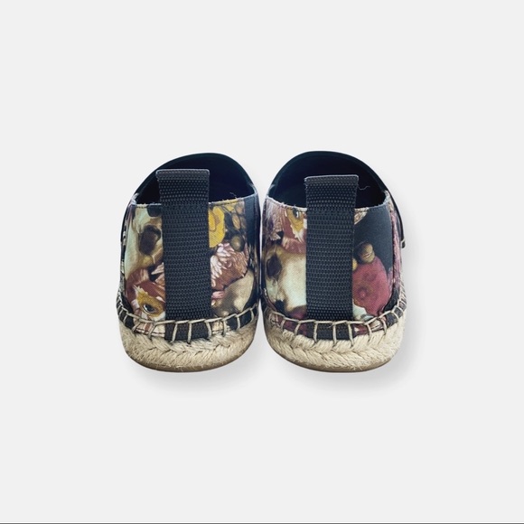 DIOR Floral Espadrilles in Black/Maroon - Picture 5 of 5